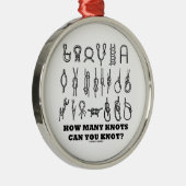 何結び目を結ぶことができますか。 メタルオーナメント (右)