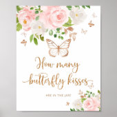 何蝶のキスの赤ちゃんシャワーゲームポスター ポスター (正面)