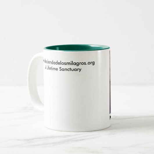 何見ているか。 ツートーンマグカップ (正面左)