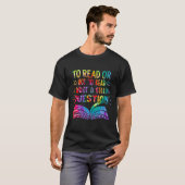 何読の質問が可愛いリバー間抜けか Tシャツ (正面フル)