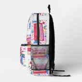 何遊クールかEpic Music Mixtape Art プリントバックパック (右)