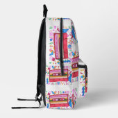 何遊クールかEpic Music Mixtape Art プリントバックパック (左)
