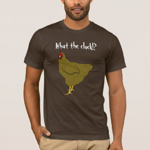 何鳴き声!か。 鶏のTシャツ Tシャツ