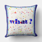 何！ロゴスロー枕 クッション (裏面)