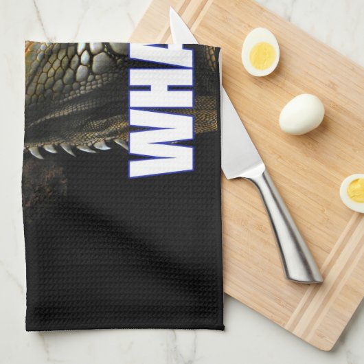 何!?伊グアナ キッチンタオル (四つ折り)