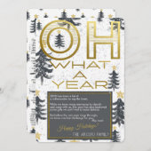 何A年ワンダーランド検疫ビンゴクリスマス シーズンカード (正面/裏面)