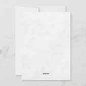 何A年新聞の家族ペットフォトクリスマス シーズンカード (裏面)