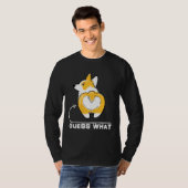 何Corgiお尻おもしろいCorgiオーナードッグエンサス Tシャツ (正面フル)