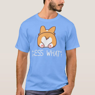 何Corgiお尻ウェルシュおもしろいコギスドッグコスチュウを推測 Tシャツ