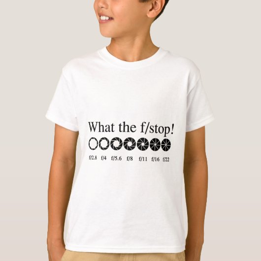 何f/STOPか。 Tシャツ (正面)