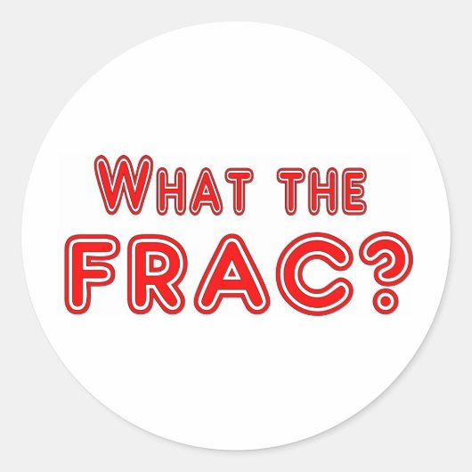 何fracか。 ラウンドシール (正面)