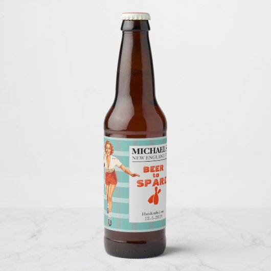 余ったビール ビールラベル (正面)