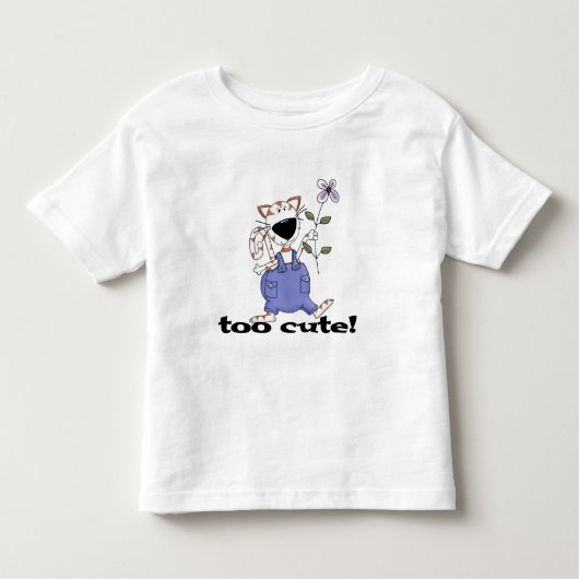 余りにかわいい子猫猫のTシャツおよびギフト トドラーTシャツ (正面)