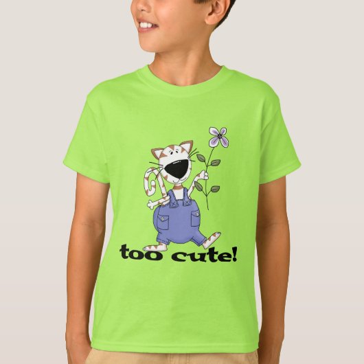 余りにかわいい子猫猫のTシャツおよびギフト Tシャツ (正面)