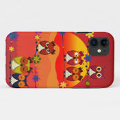 余りにも多くのかわいいフクロウ Case-Mate iPhoneケース (裏面(横))