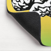 余りにも多くのタブは頭脳を開けます マウスパッド (コーナー)