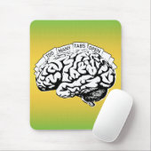 余りにも多くのタブは頭脳を開けます マウスパッド (マウス)