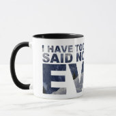 余りにも多くのバイクはサイクリストのおもしろいなサイクリングを言いませんでした マグカップ (左)