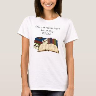 余りにも多くの本か。! Tシャツ