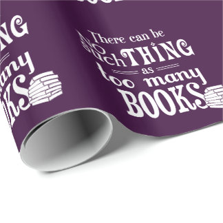 余りにも多くの本のような事無し ラッピングペーパー