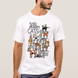 余りにも多くの猫 Tシャツ