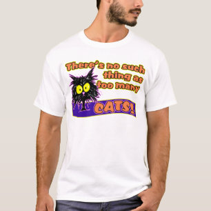余りにも多くの猫 Tシャツ
