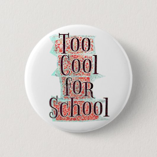 余りにカッコいい 缶バッジ (正面)