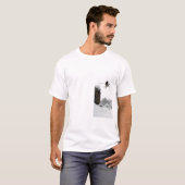 余りに急なら、あなたは余りに古いよりスキーTシャツ Tシャツ (正面フル)