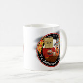 余りに恥じたBBQのコーヒー・マグを示すため コーヒーマグカップ (正面右)