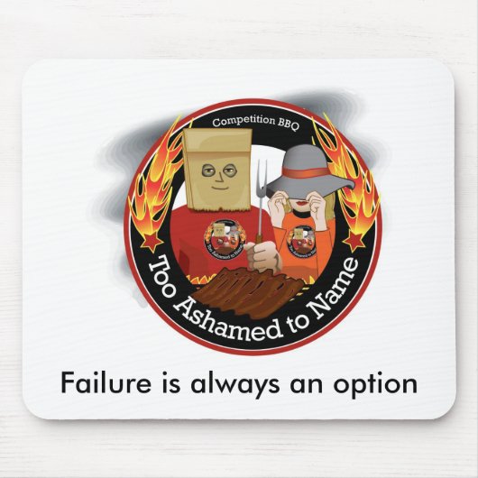 余りに恥じたBBQのマウスパッドを示すため マウスパッド (正面)