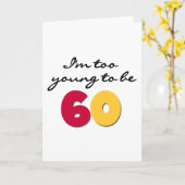 余りに若い60があるため カード (黄色い花)