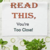 余りに近く キッチンタオル (折り畳み)