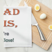 余りに近く キッチンタオル (四つ折り)