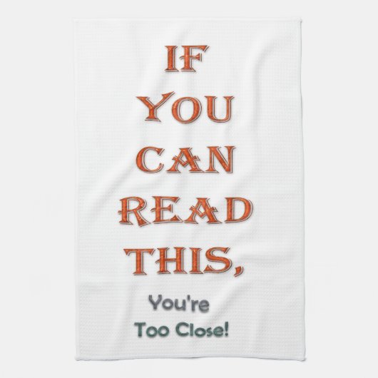 余りに近く キッチンタオル (縦)