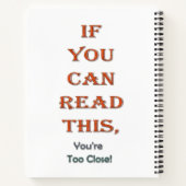 余りに近く ノートブック (裏面)