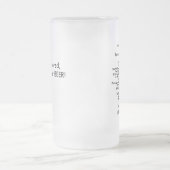 余りに酔ったマグ フロストグラスビールジョッキ (中央)