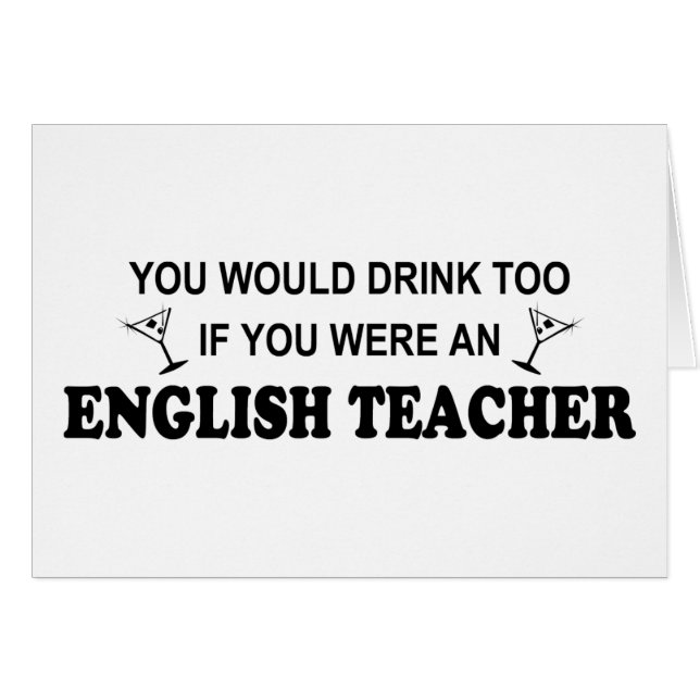 余りに飲み物の-英語の先生 (正面横)