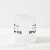 余りに飲み物の-託児所の提供者 フロストグラスマグカップ (中央)