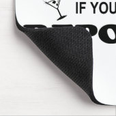 余りに飲み物-レポーター マウスパッド (コーナー)