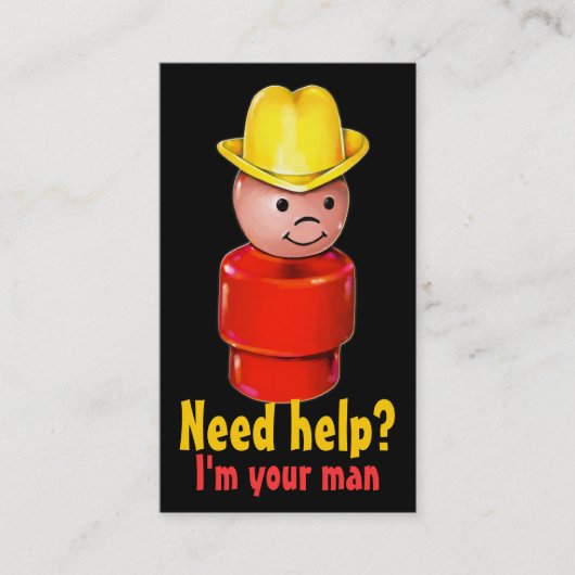 余分お金の便利屋の電気技師ペインターを得て下さい 名刺 (正面)