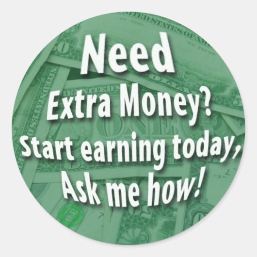 余分なお金が必要? ラウンドシール (正面)