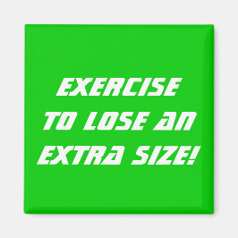 余分なサイズを失うエクササイズ マグネット