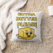 余分なバターをお願い クッション (ブランケット)