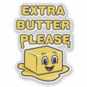 余分なバターをお願い シール (正面)