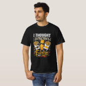余分なフライはジムへ行け Tシャツ (正面フル)