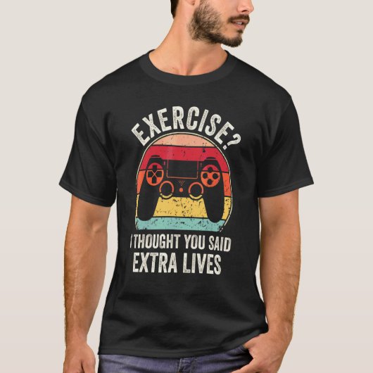 余分なライフだと思った演習 Tシャツ (正面)
