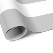 余分な大きなグレーと白のストライプ紙 ラッピングペーパー (ロールコーナー)