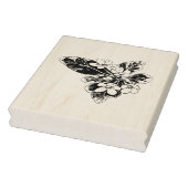 余分な大きなフローラの花の茎葉 ラバースタンプ (スタンプ)