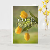 *余分な気にお召し上がりください カード (黄色い花)