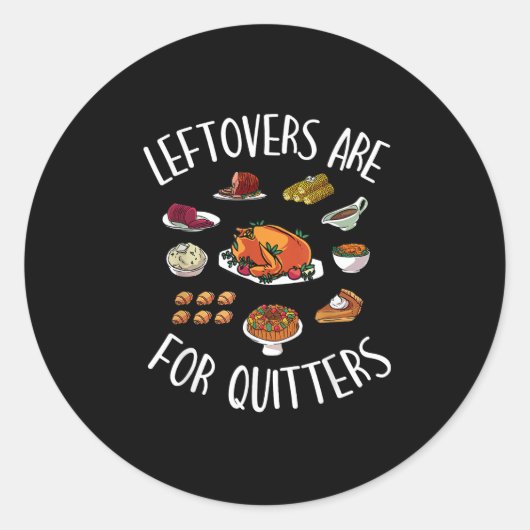 余分な詰め物Y'All – 残り物は物を追う為に ラウンドシール (正面)